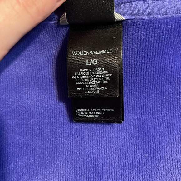 The North Face Women’s Agave Jacket Large Purple with Teal Blue Details - Picture 8 of 13